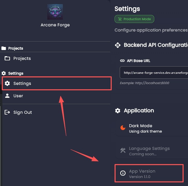 Where can I find my version